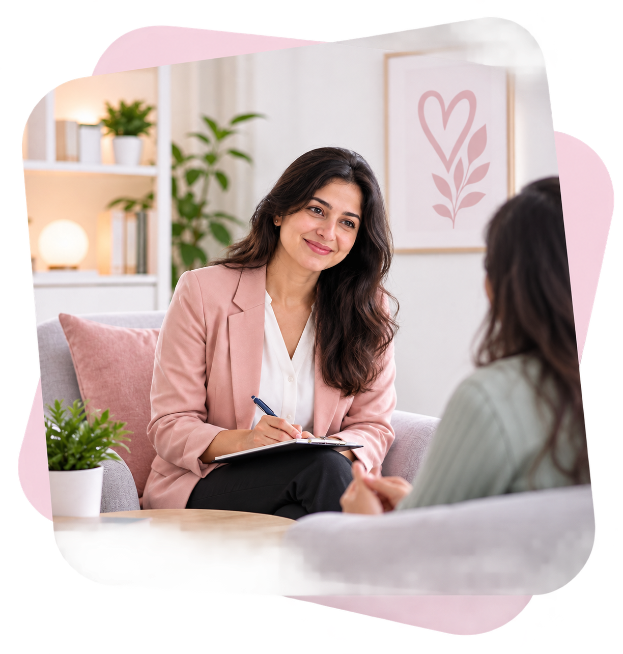 Psychologist providing professional support